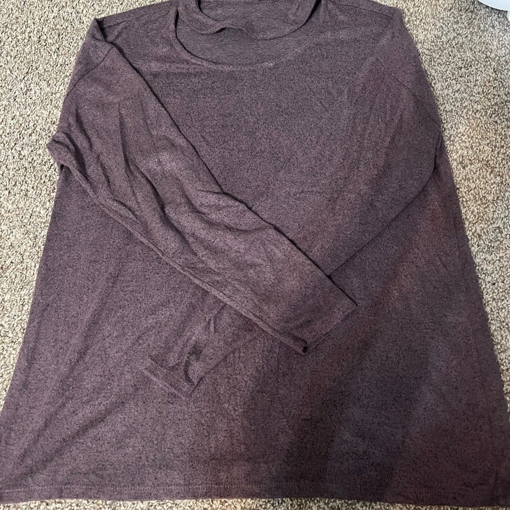 Purple Long Sleeve Top